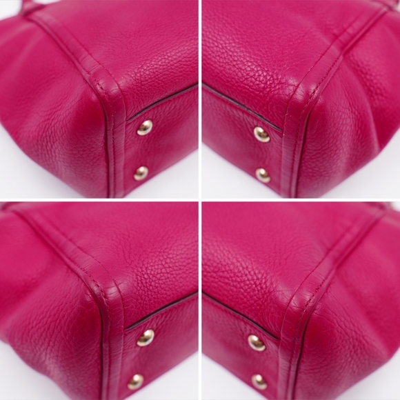 AO19❤️ GUCCI Soho Pebbled Calfskin Small Top Handle - Picture 11 of 15